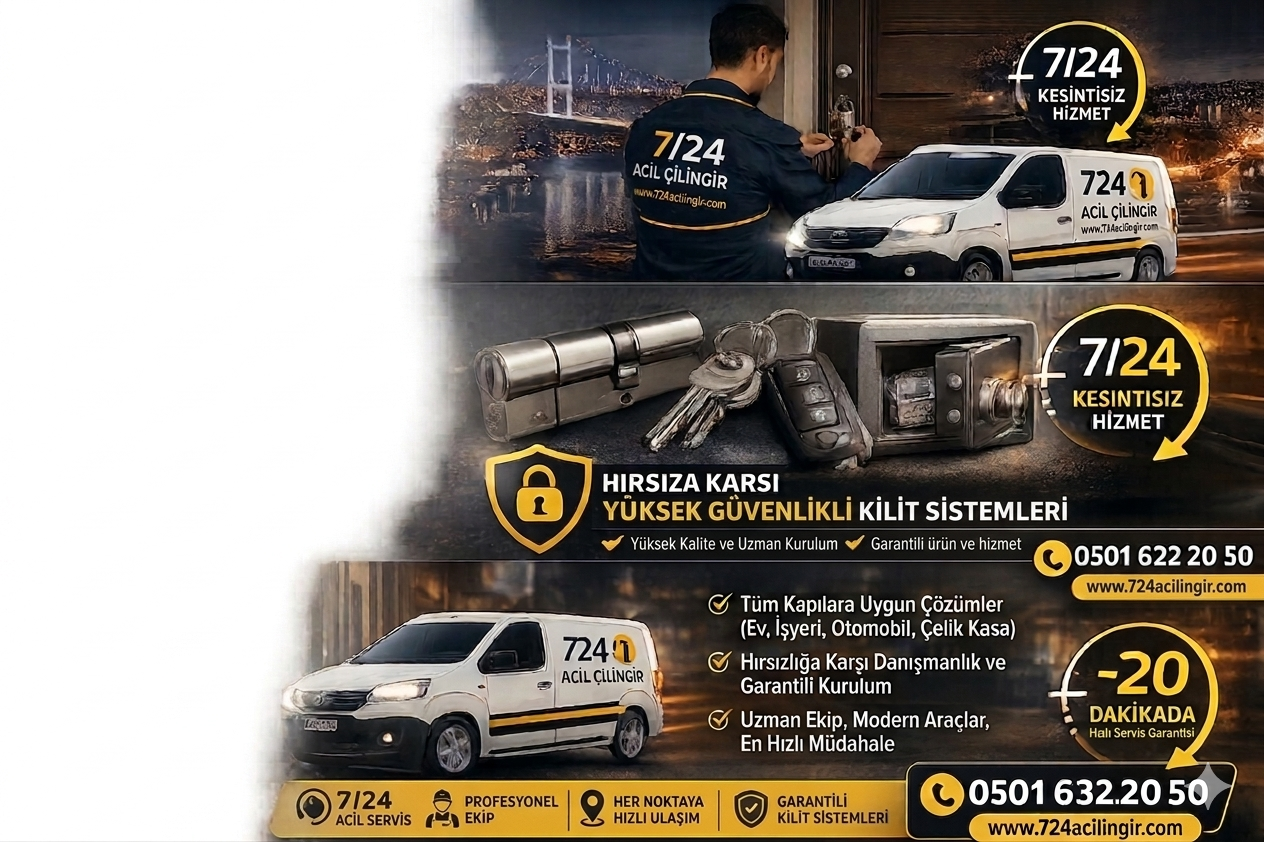 7|24 Acil Oto Çilingir Hattı